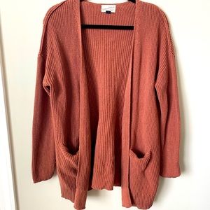 Rustic Orange Cardigan!